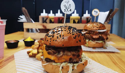 La "Honey Burger" de 3/4 Burger | Buenazo