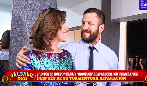 Tilsa Lozano y Miguel Hidalgo protagonizan emotivo reencuentro tras ampay [VIDEO]