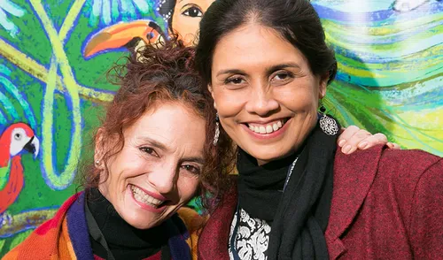 Ana Caridad y Claudia Dammert