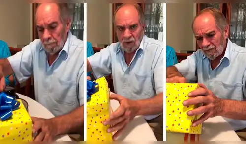 YouTube viral: anciano rompe en llanto al enterarse que será abuelo por primera vez [VIDEO] 