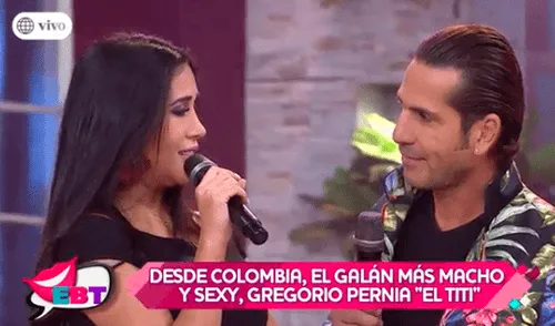 'El Titi' coquetea e intimida a Melissa Paredes en vivo [VIDEO y FOTOS]