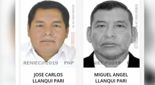 Tacna. Los Llanqui Pari son sospechosos de someter a violación sexual a dos menores, hijos de unos de ellos. hermanos acusados de violación, Tacna, los mas buscados