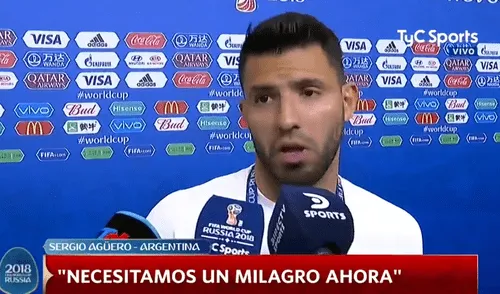 Sergio Kun Agüero y la dura frase contra Sampaoli: "Que diga lo que quiera"