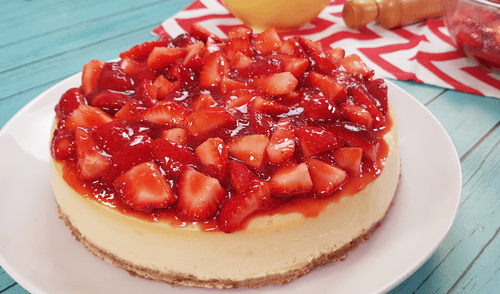 Cheesecake de Fresa. Buenazo