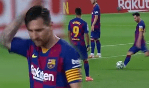 Lionel Messi: festejo amargo