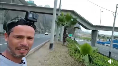 Pancho Cavero: su odisea por manejar bicicleta en la Costa Verde [VIDEO]