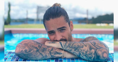 Maluma celebra su 'retiro musical' junto a famoso cantante colombiano [VIDEO]