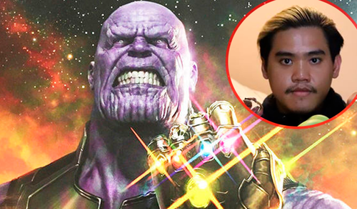 Facebook viral: joven 'otaku' se viste como Thanos y miles se burlan por el resultado [FOTOS]