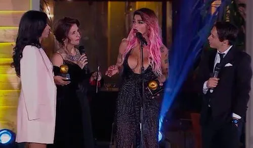 Angie Jibaja es criticada en las redes por gesto vulgar contra Ámbar Montenegro [VIDEO]