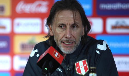 Ricardo Gareca hablará del Perú vs. Chile por las Eliminatorias Qatar 2022. Foto: FPF