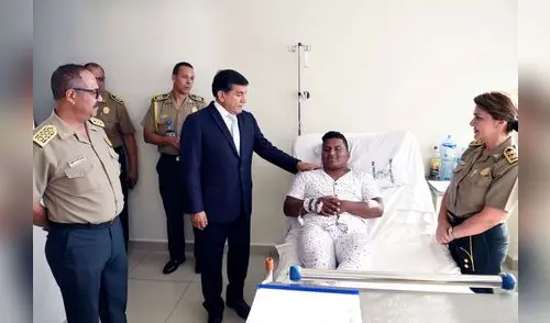 Reconocen valentía de policía herido durante operativo en San Miguel