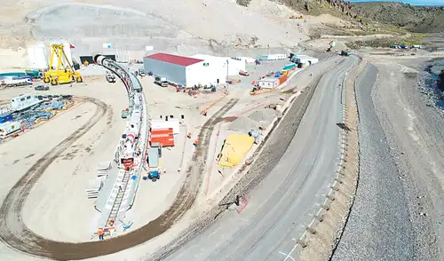Majes. Campamentos del proyecto que está paralizado hace tres años. Majes Siguas II