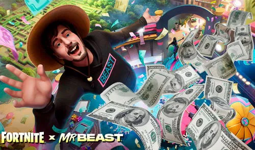 El youtuber ofrecerá un monto millonario. Foto: Composición LR / Epic Games Mr. Beast llegará a Fortnite como personaje y podrás ganar 1 millón de dólares en evento