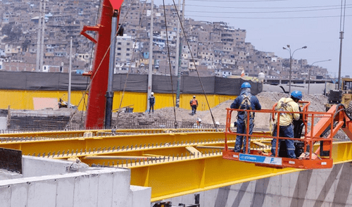 MML inicia montaje de vigas estructurales de puente Circunvalación-Arriola