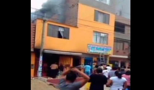 Comas: incendio se registró en centro de estimulación temprana [VIDEO]