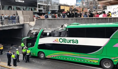 Oltursa se pronuncia tras accidente de uno de sus buses en San Isidro Oltursa se pronuncia tras accidente de uno de sus buses en San Isidro