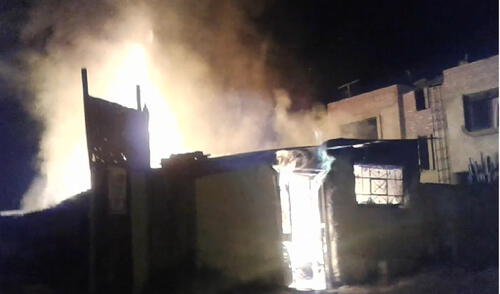 Huancayo: incendio seria provocado por invasión de terrenos en el distrito de Chilca