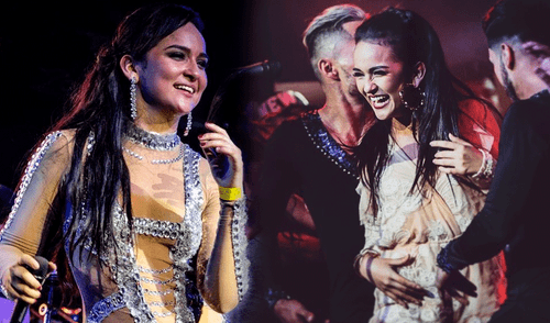 Daniela Darcourt seduce con sexy baile en pleno concierto [VIDEO]