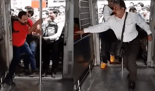 Facebook: Como en película, usuarios arriesgan su vida para subir a tren en la India Facebook: Como en película, usuarios arriesgan su vida para subir a tren en la India