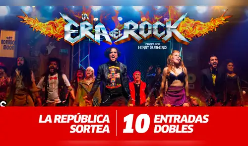 LISTA DE GANADORES: La República sortea 10 entradas dobles para ir al teatro a ver "La era del rock" 