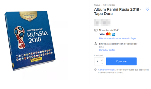 Álbum Panini: Lo venden en Mercado Libre a un excesivo precio