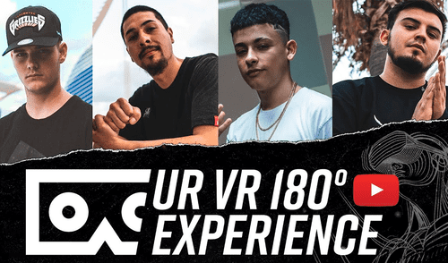 Rapero mexicano Rapder presenta freestyle en formato de 180º