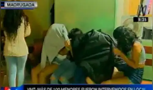 VMT: intervienen a más de 100 menores en fiesta con bebidas alcohólicas [VIDEO]