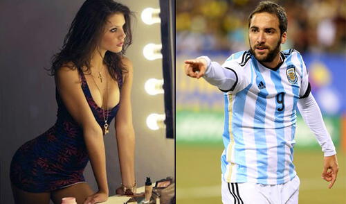 Modelo de 18 años llama "enfermo" a Gonzalo Higuaín porque este le pidió foto íntima en Instagram