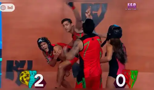 Mario Irivarren durante juego en EEG: "Se me salió el hombro" [VIDEO]