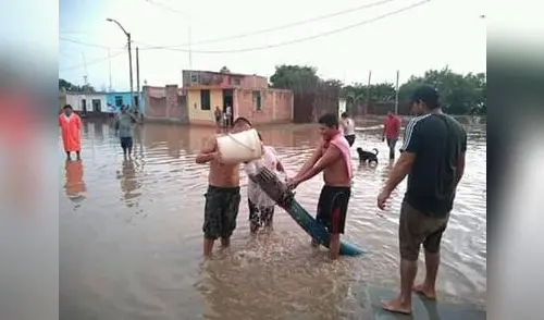 Lluvias en Lambayeque dejan a familias sin hogar  [FOTOS]