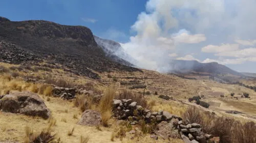 fuego. El inisetro se inició el pasado viernes en Cara Cara.