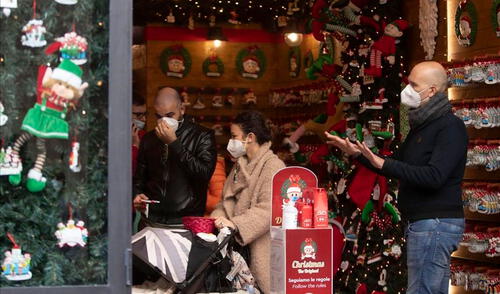 Italia prohíbe viajar en Navidad y Año Nuevo para esquivar la tercera ola
