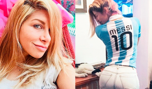Xoana González festejó el triunfo de Argentina con osadas fotos en Instagram 
