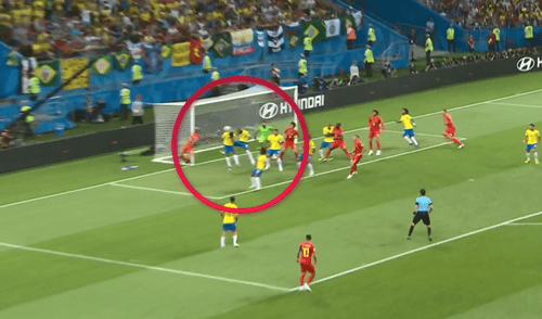 Brasil vs Bélgica: autogol de Fernandinho para el 0-1 [VIDEO] 