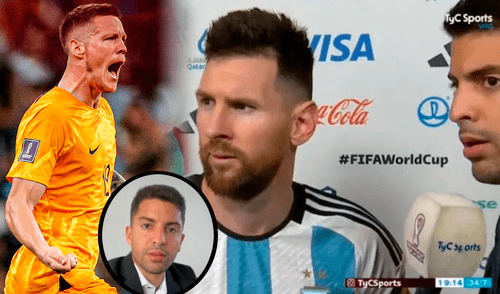 Lionel Messi y Wout Weghorst vivieron un tenso momento tras el partido Argentina vs. Países Bajos por el Mundial Qatar 2022. Foto: composición GLR/Goal/TyC Sports Lionel Messi y Wout Weghorst vivieron un tenso momento tras el partido Argentina vs. Países Bajos por el Mundial Qatar 2022. Foto: composición GLR/Goal/TyC Sports