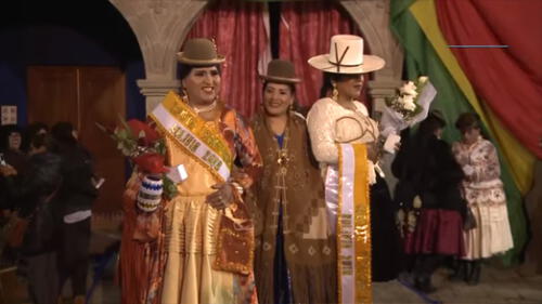 Eligen a la “Miss Cholita Transformista” en Bolivia [VIDEO]