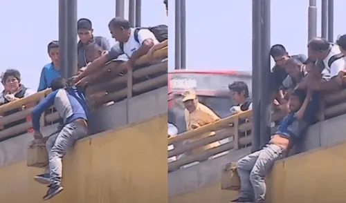 Cercado: creyó que su hermano había muerto y se intentó suicidar lanzándose del Puente del Ejército [VIDEO]