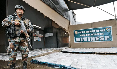 Hallan más de una tonelada de droga en fundo de empresario