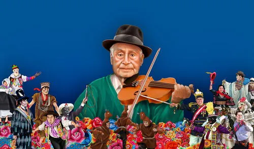 Arte del almanaque que ha editado la UPLA en homenaje a Zenobio Dagha.
