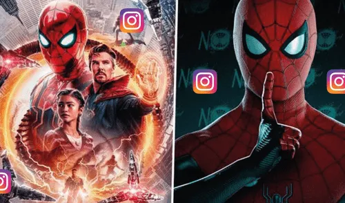 Estos filtros son furor en internet debido al estreno de la esperada pelicula. Foto: composición Cristofer Pinto Spiderman