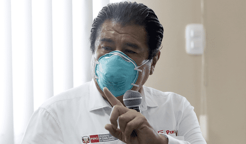 Ministro Rodolfo Yañez resaltó que se necesita la colaboración de la población para superar el nuevo coronavirus. Foto: Ministerio de Vivienda.