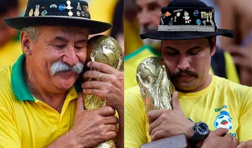 Clovis Acosta Fernandes era considerado el hincha número 1 de Brasil. Foto: TYC Sports ¿Quién era Clovis Fernandes, el brasileño que se volvió viral por acudir a varios mundiales cargando la copa del mundo?