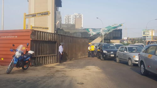 Accidente en Jesús María. Fuente: La República. Accidente en Jesús María. Fuente: La República.