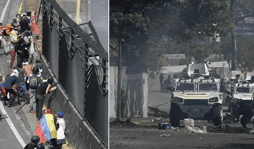 Guardias de Nicolás Maduro disparan contra manifestantes y periodistas 