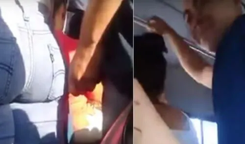 Indignación en Facebook por lo que hizo sujeto a joven pasajera [VIDEO]