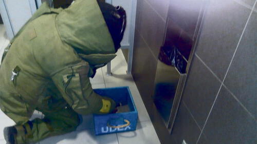 Dejan granada de guerra en aeropuerto de Arequipa