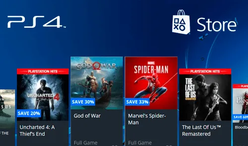 PS4: Ofertas en juegos exclusivos como God of War, Spiderman, Uncharted y The Last of Us