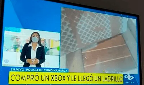 Joven colombiano fue estafado al comprar una consola por internet. Foto: Caracol Xbox