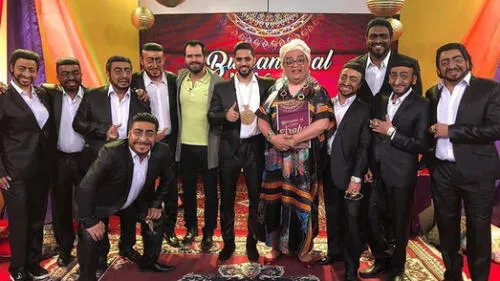 ¿Lo lograron? Cómicos del programa intentaron imitar al empresario árabe.