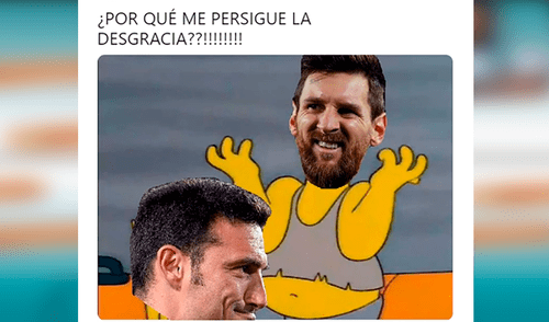Messi es blanco de divertidos memes tras goleada sufrida por Argentina [FOTOS]
